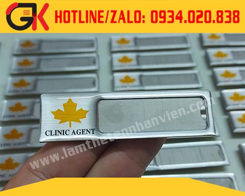 BẢNG INOX THAY TÊN - CLINIC