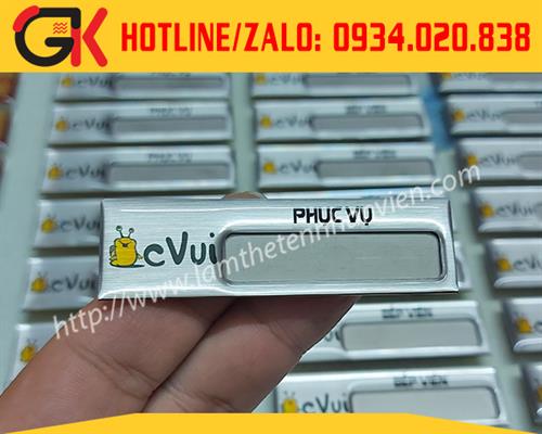 BẢNG INOX THAY TÊN - ỐC VUI