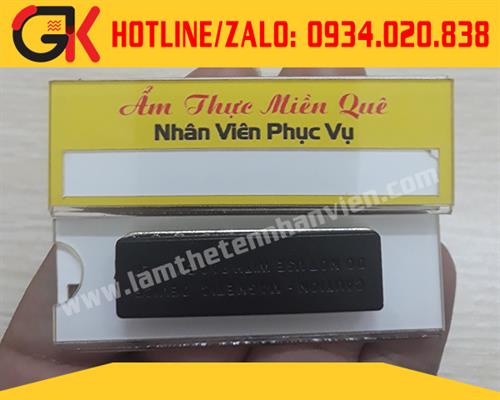 BẢNG MICA THAY TÊN - ẨM THỰC MIỀN QUÊ