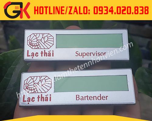 Bảng Mica thay tên - Lạc Thái
