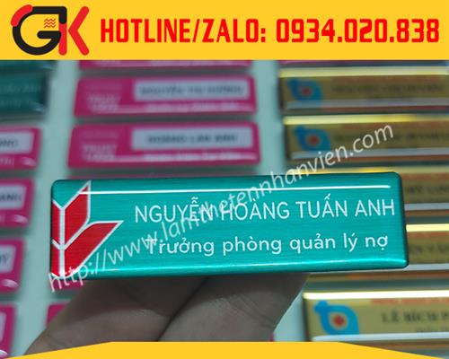 Bảng tên - VP Bank