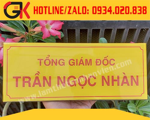 BẢNG TÊN PHÒNG MICA