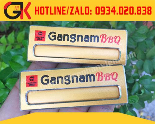 Bảng tên thay tên - GANGNAM BBQ