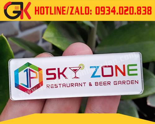 Huy hiệu mica skyzone