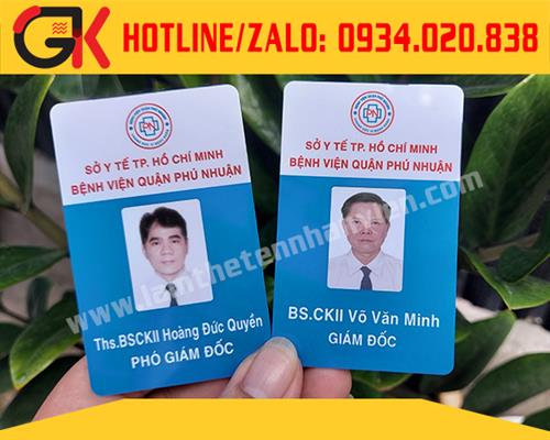THẺ NHỰA - BV PHÚ NHUẬN